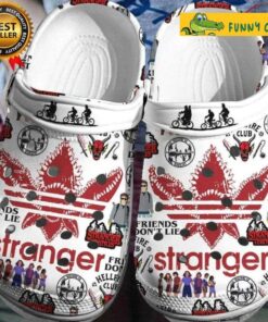 Friends Don’t Lie Stranger Things Adidas Crocs Clog Slippers