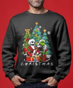 Friends Jack And Grinch Christmas Sweaters