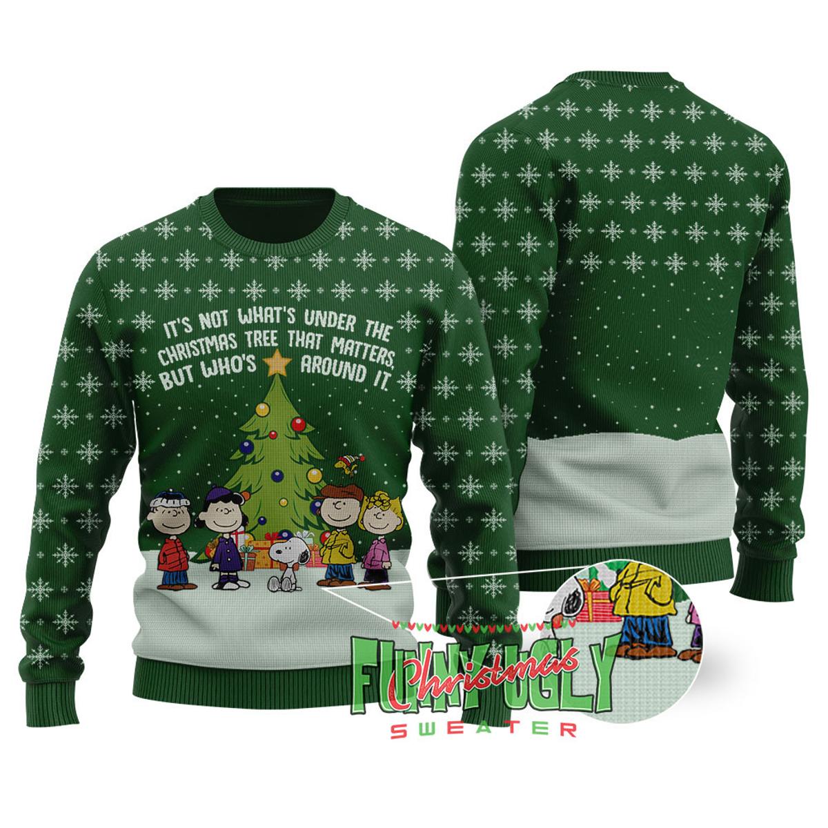 Friends Peanuts Ugly Christmas Sweater