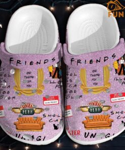 Friends Tv Series Purple Crocs Clog Shoes