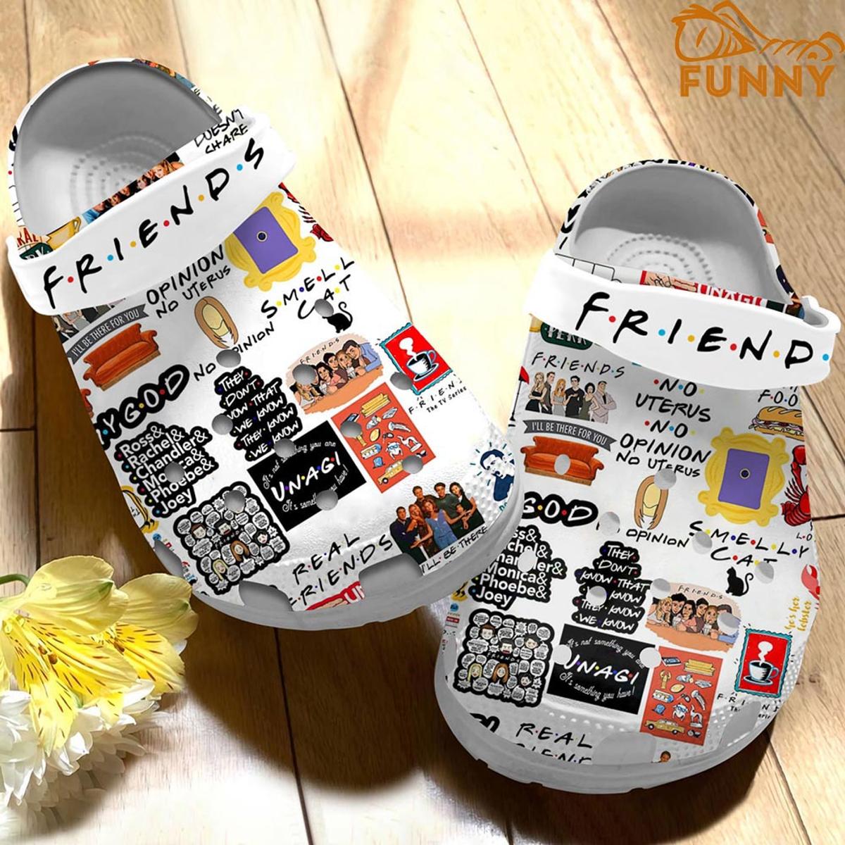 Friends Tv Show Limited Edition Crocs Slippers