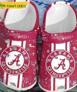 Funny Alabama Crimson Tide Red Ncaa Crocs Shoes