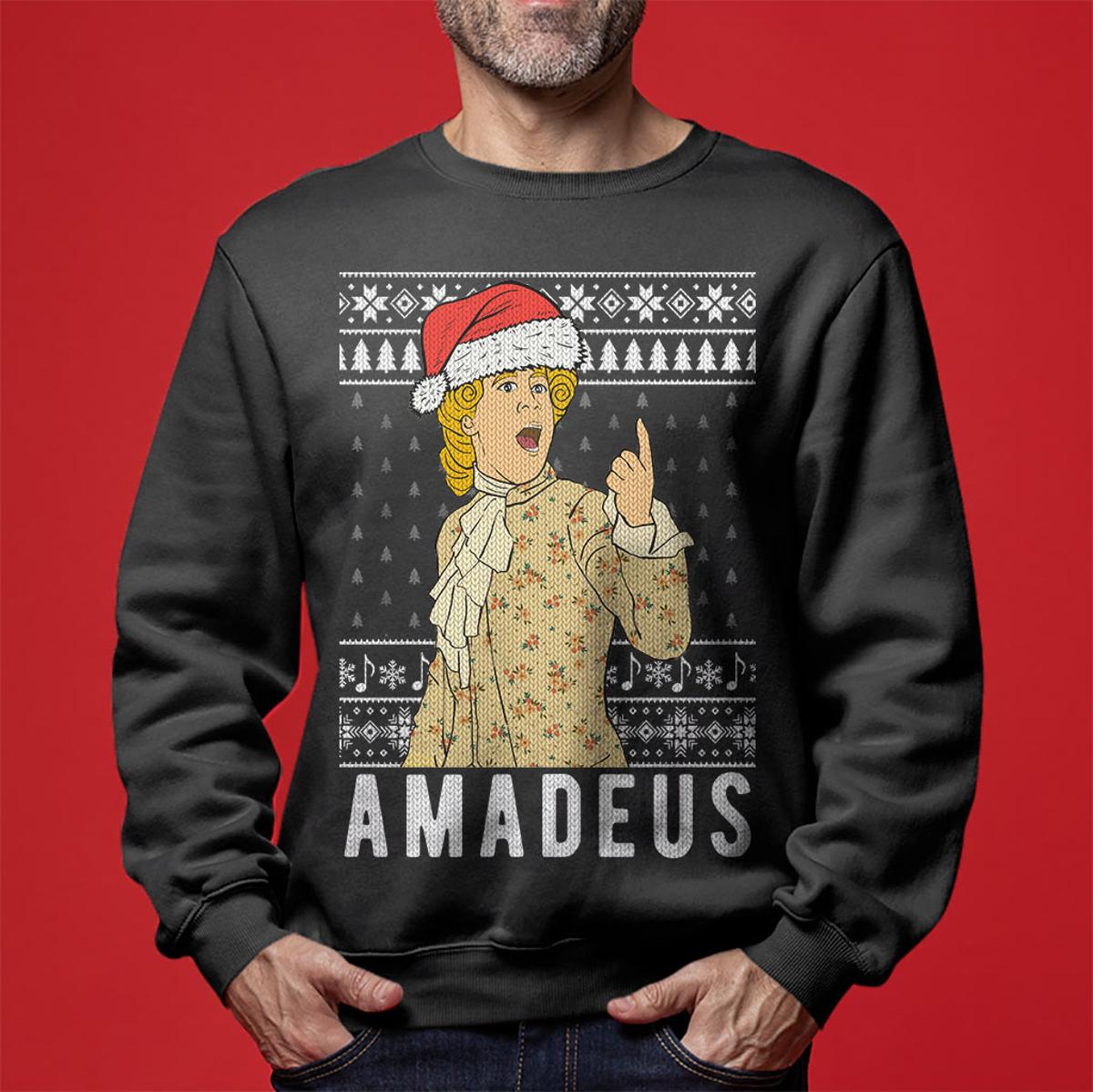 Amadeus Funny Ugly Christmas Sweater