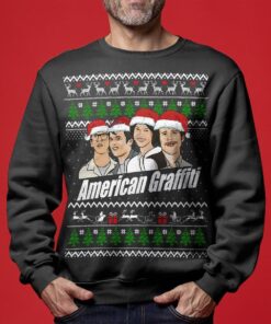 Funny American Graffiti Funny Ugly Christmas Sweaters