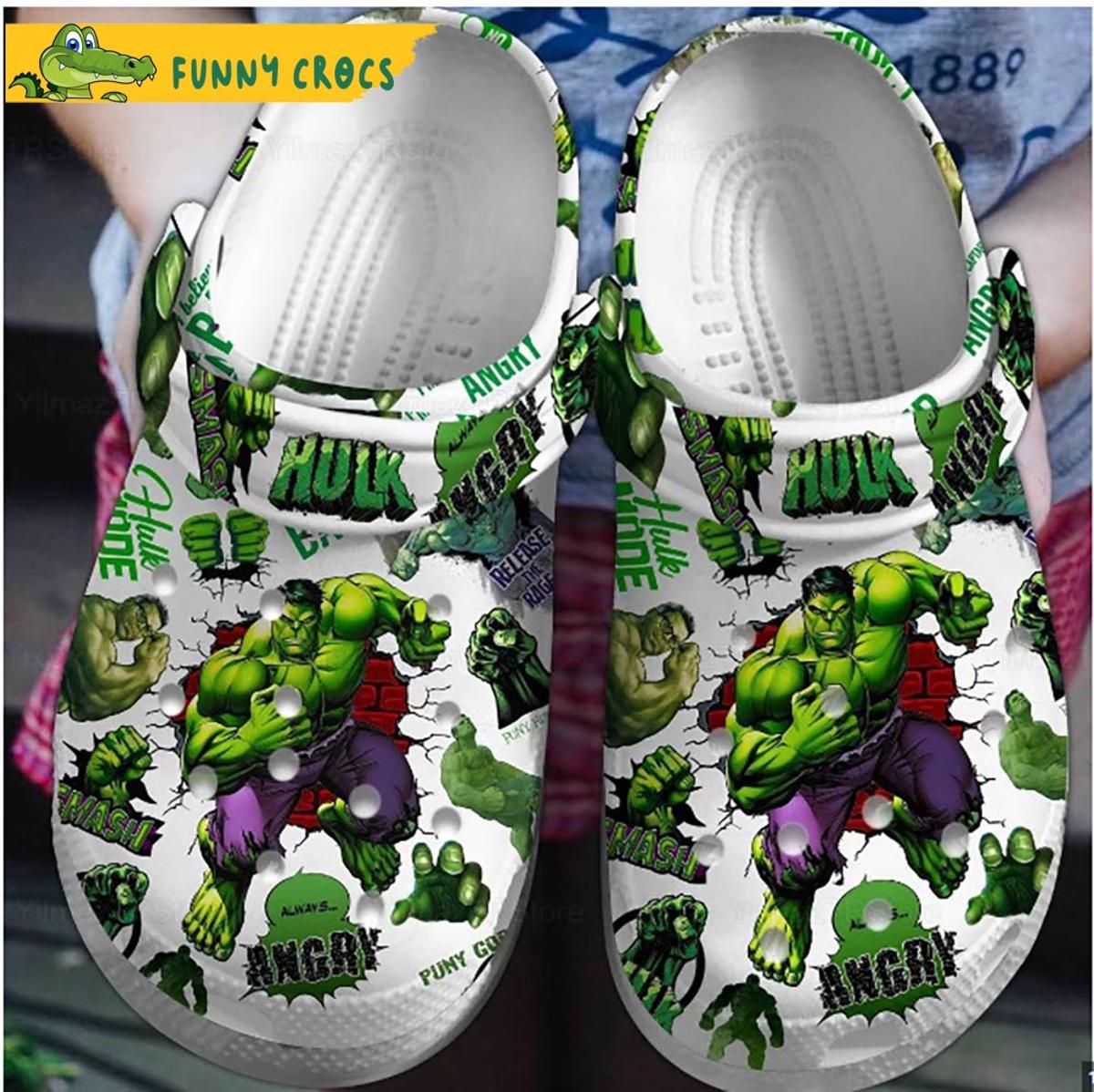 Man To The Green Hulk Crocs Shoes