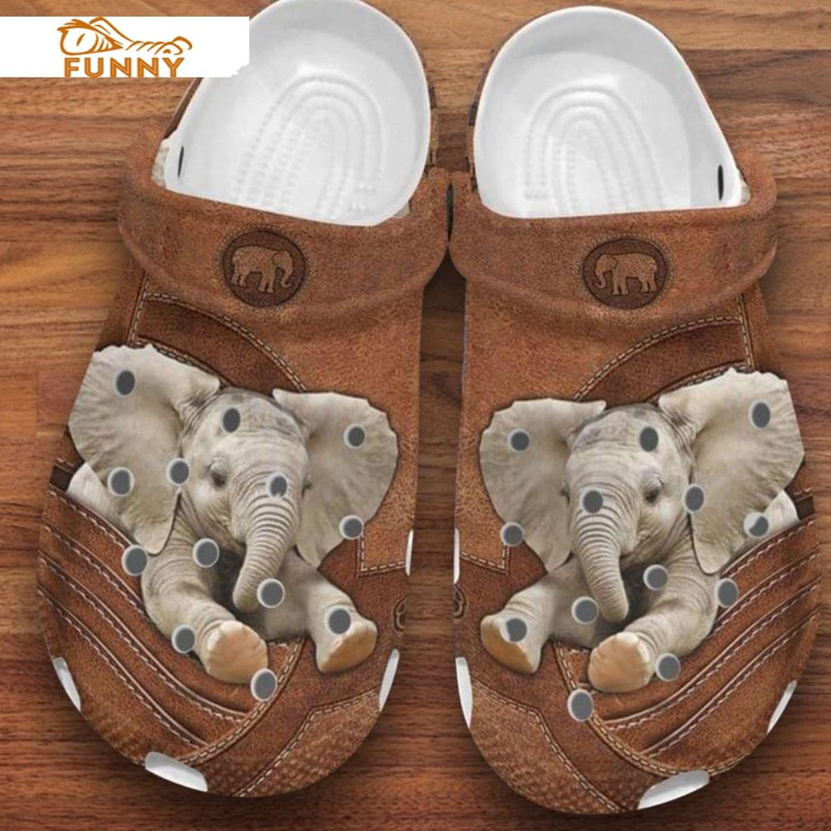 Elephant Valentine Crocs Shoes