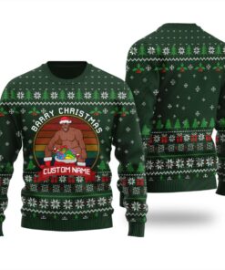 Humorous Santa Barry Wood Christmas Sweater