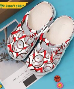 Funny Baseball Gifts Crocs Crocband Clog