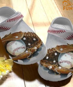 Funny Baseball Gloves Crocs Slippers