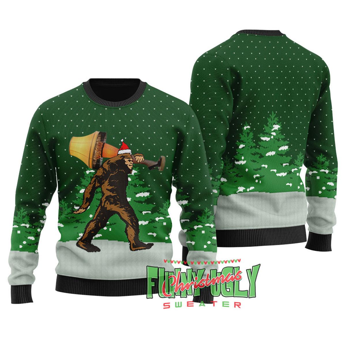 Funny Shopping Santa Ugly Sweaters