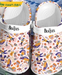 Funny Pattern Beatles Crocs Clog