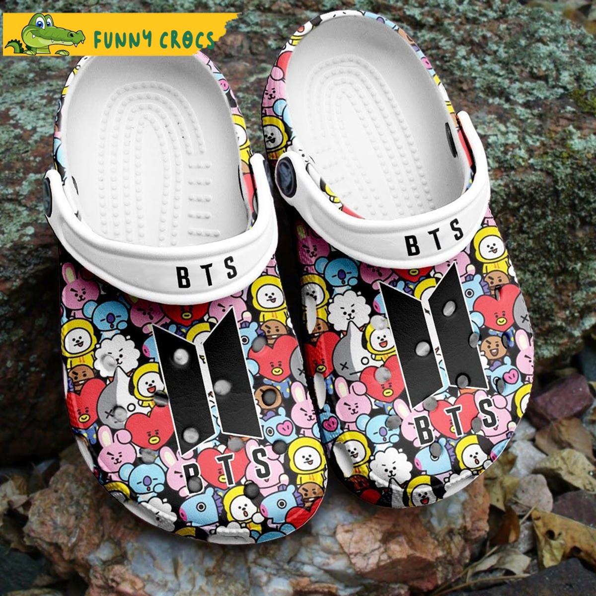 Funny Bt21 Pattern Bts Crocs Clog Shoes