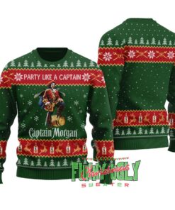 Funny Captain Morgan Ugly Christmas Sweater