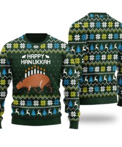 Funny Capybara Christmas Sweater