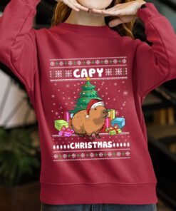Funny Monster Capybara Funny Ugly Christmas Sweater