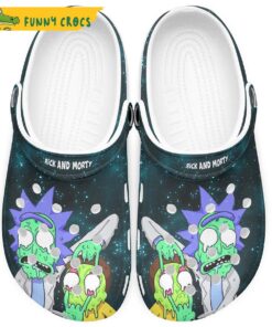 Funny Cartoon Rick And Morty Crocs Shoes