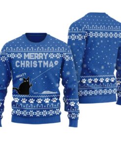 Funny Cat Christmas Sweater