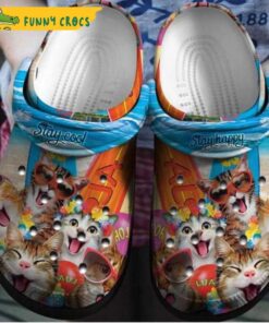 Funny Cat Summer Crocs Shoes