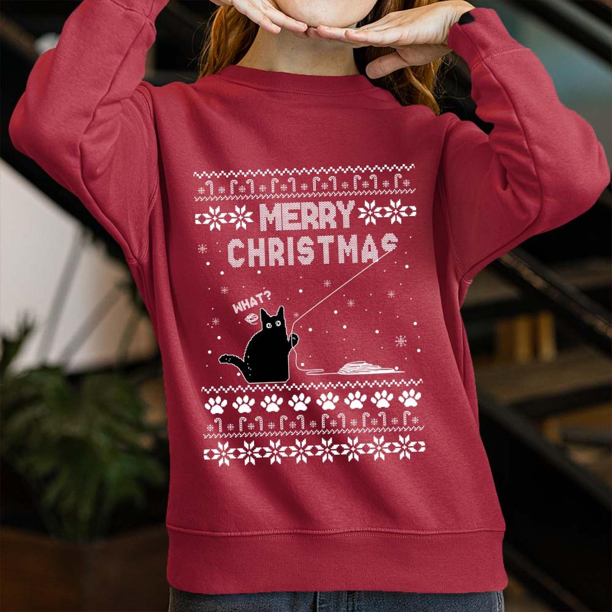 Funny Cat Ugly Sweater