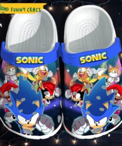 Sonic Hedgehog Crocs Shoes