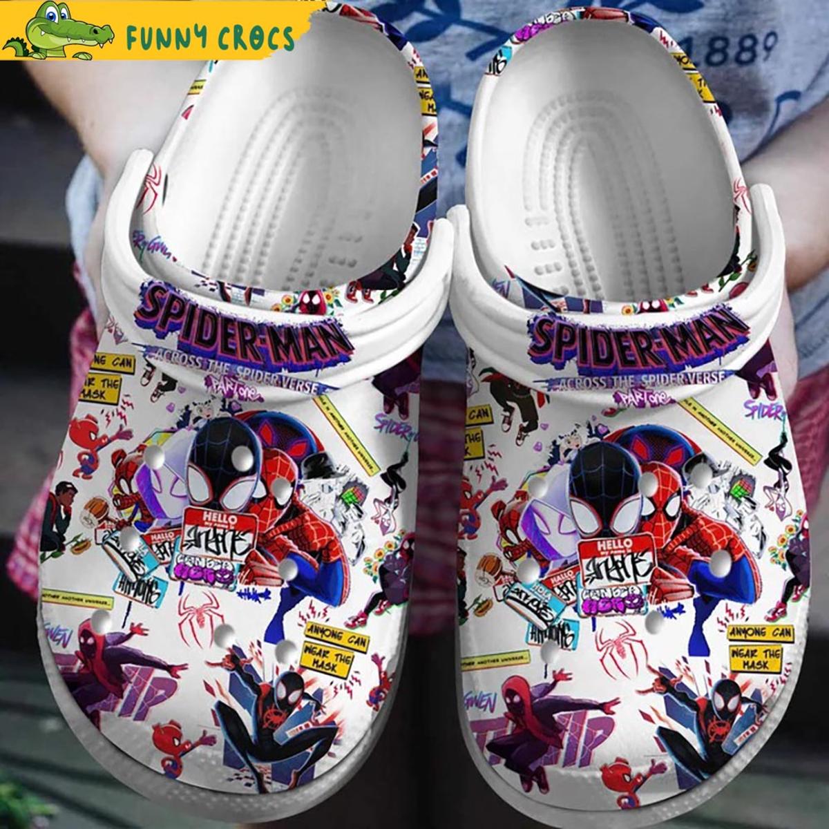 Custom Spider Punk,spiderman Crocs, Spdierman Gifts