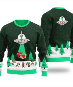 Funny Christmas Is Cancelled Alien Christmas Sweater