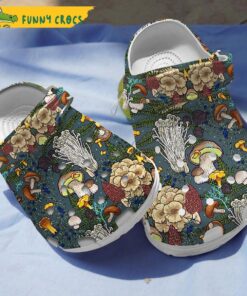 Funny Colorful Mushroom Crocs Sandals