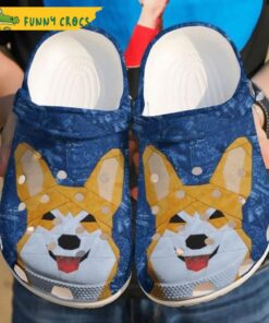 Funny Corgi Dog Crocs Clog Shoes