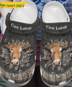 Funny Cow Lover Crocs Slippers