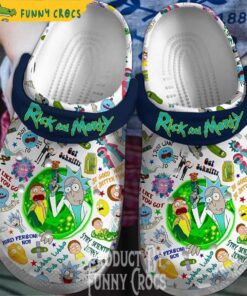 Funny Crazy Scientist Rick And Morty Crocs Shoes