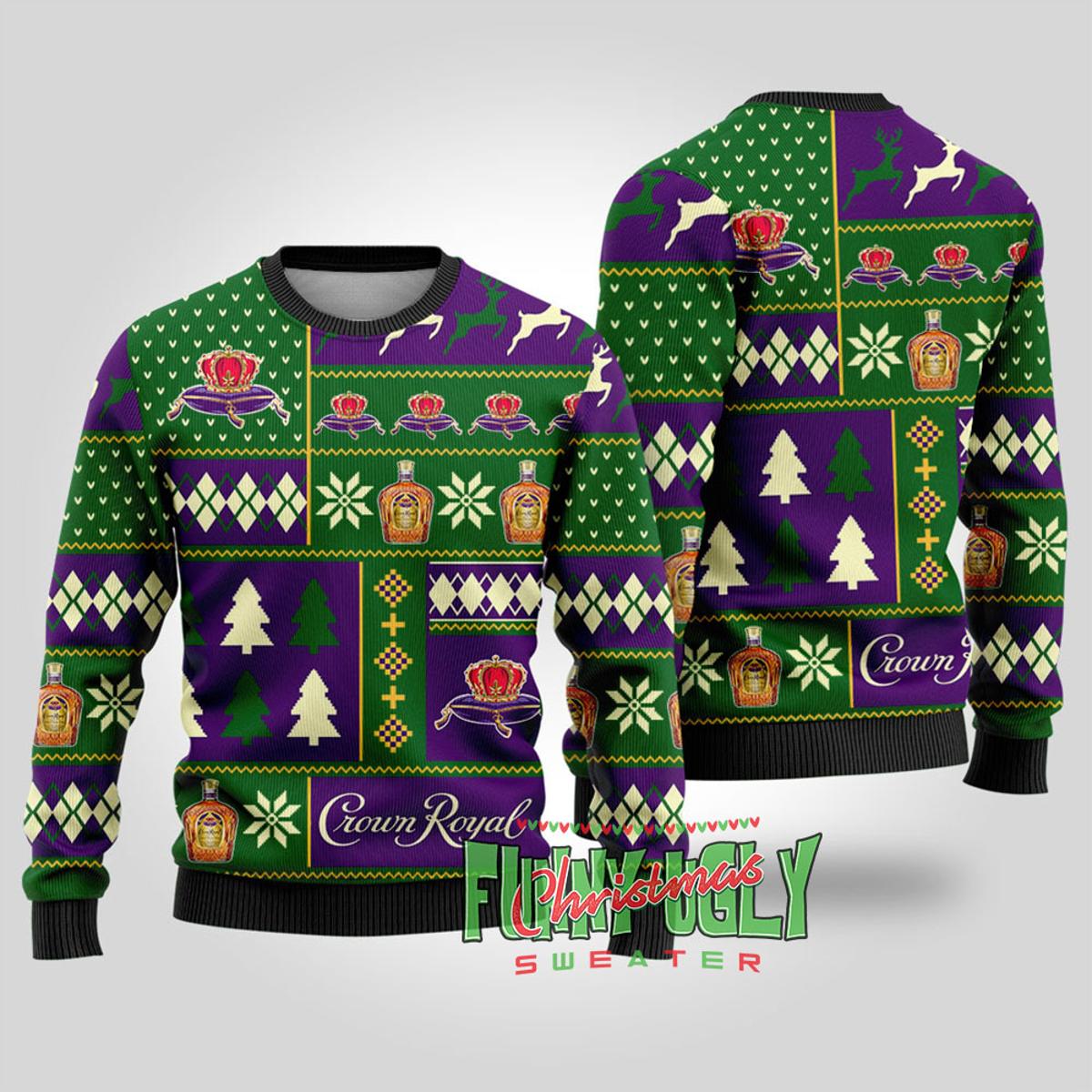 Funny Santa’s Sleigh Ugly Sweater