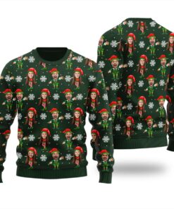 Funny Custom Multiple Faces Ugly Sweater