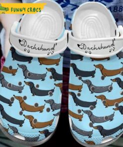 Funny Dachshunds Patterns Dog Crocs Clog Shoes