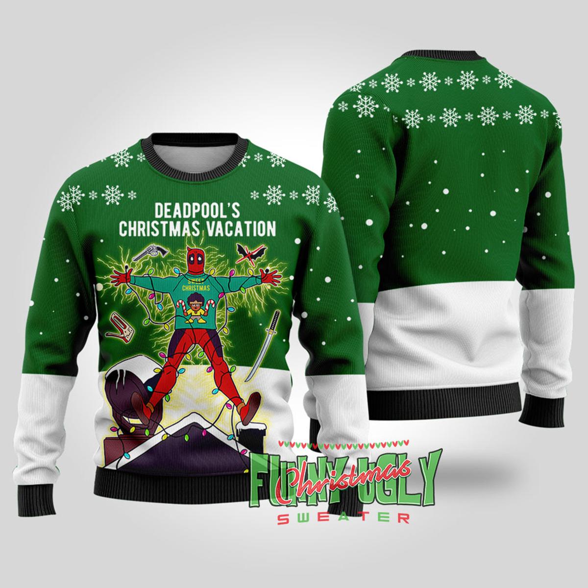 Funny Christmas With The Simpsons Ugly Sweater