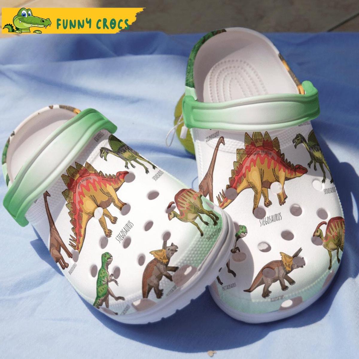 Funny Colorful Dinosaur Jurassic Park Crocs Clog Shoes