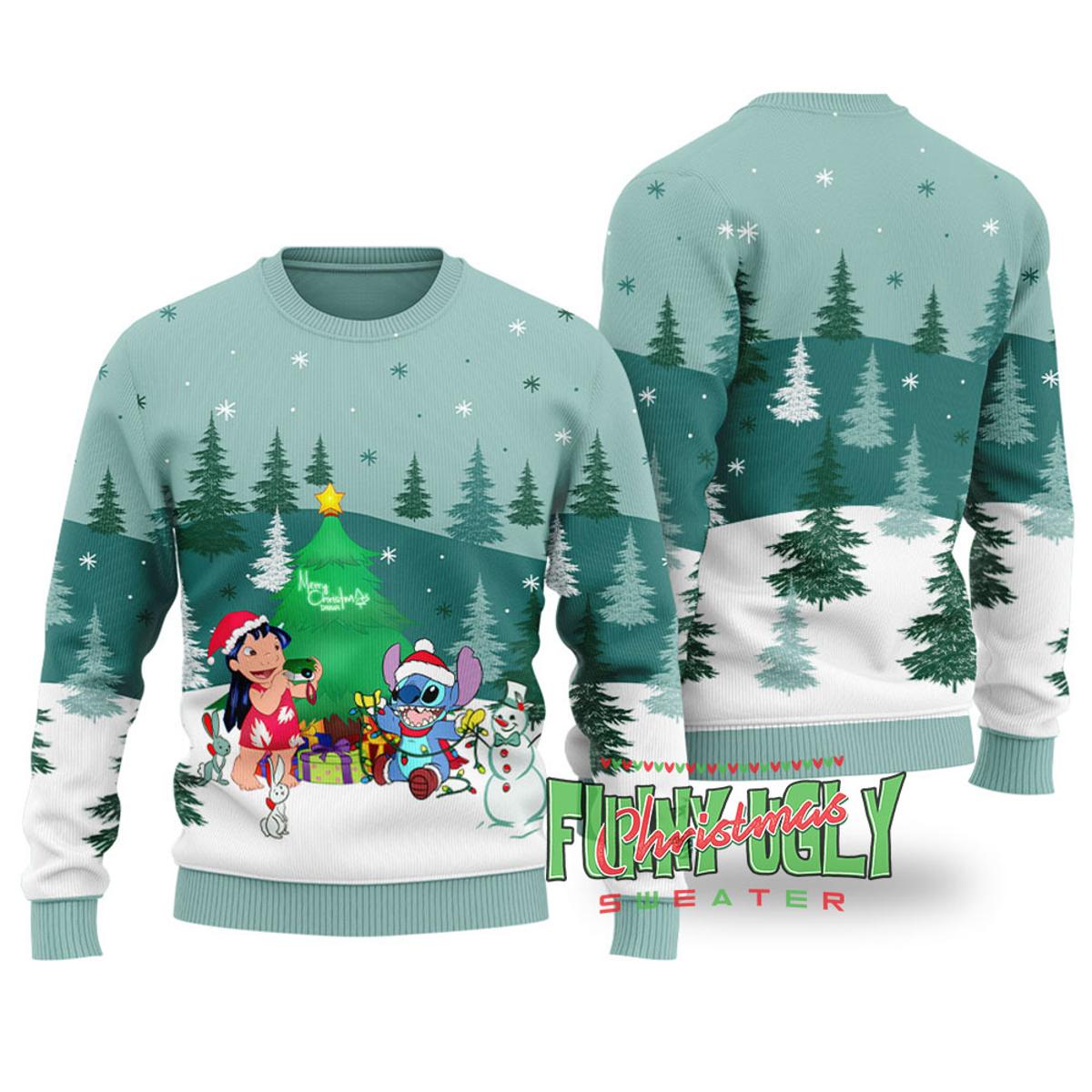 Funny Christmas Peanuts Snoopy Sweater