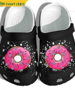 Dunkin Donuts Coffee Drink Pink Crocs Slippers