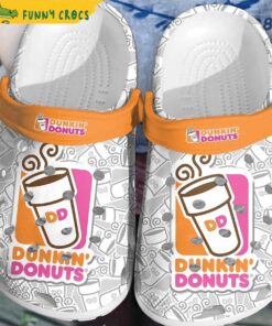 Dunkin Donuts Neon Crocs Shoes