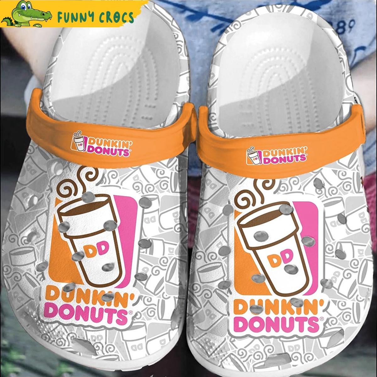 Logo Dunkin Donuts Crocs Slippers