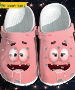 Funny Face Patrick Star Salivate Spongebob Crocs Shoes