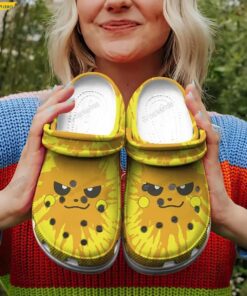 Funny Face Pikachu Pokemon Crocs Clog Shoes