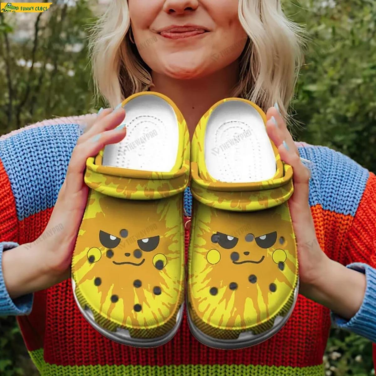 Funny Face Mewtow Pokemon Crocs Clog Shoes