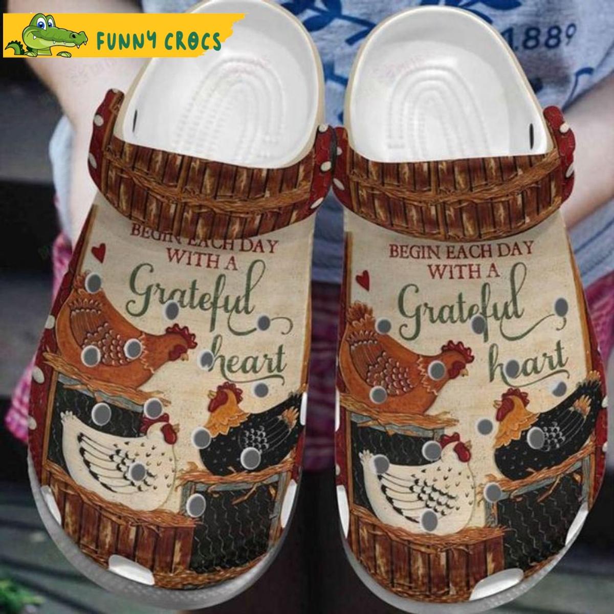 Funny Chicken Crocs Clog Shoes