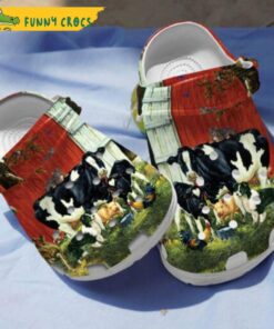 Funny Family Cattle Cow Crocs Clog Shoes