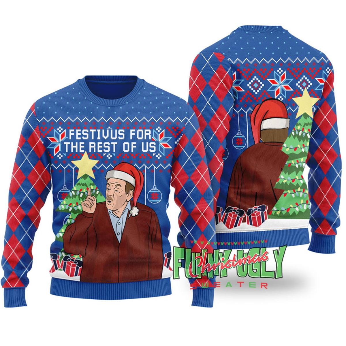 I Hate Toys Santa Claus Is Comin’ To Town Funny Sweater