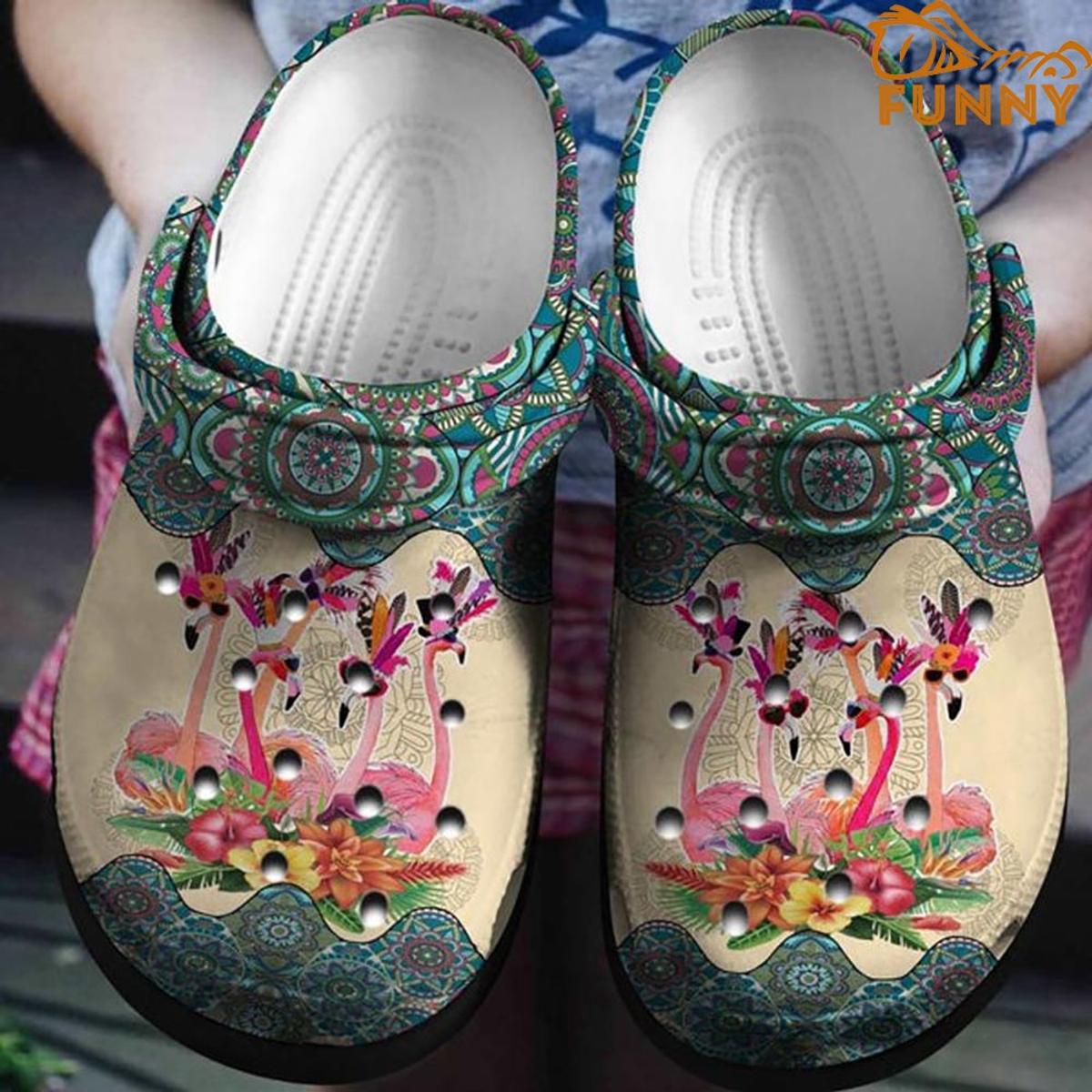 Life Is Better Flamingo Crocs Clog Shoes