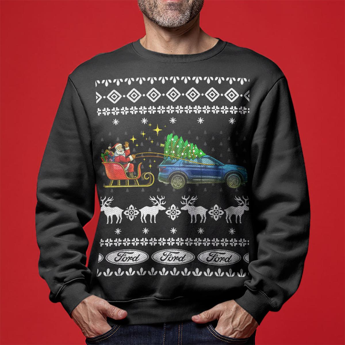 Funny Ford Christmas Sweaters Women