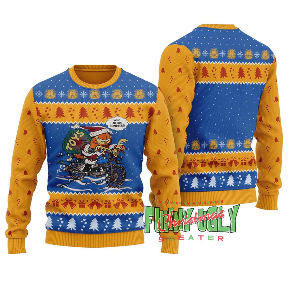 Funny Stranger Things Hellfire Club Christmas Sweater