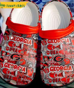 Funny Georgia Bulldogs Football Crocs Shoes