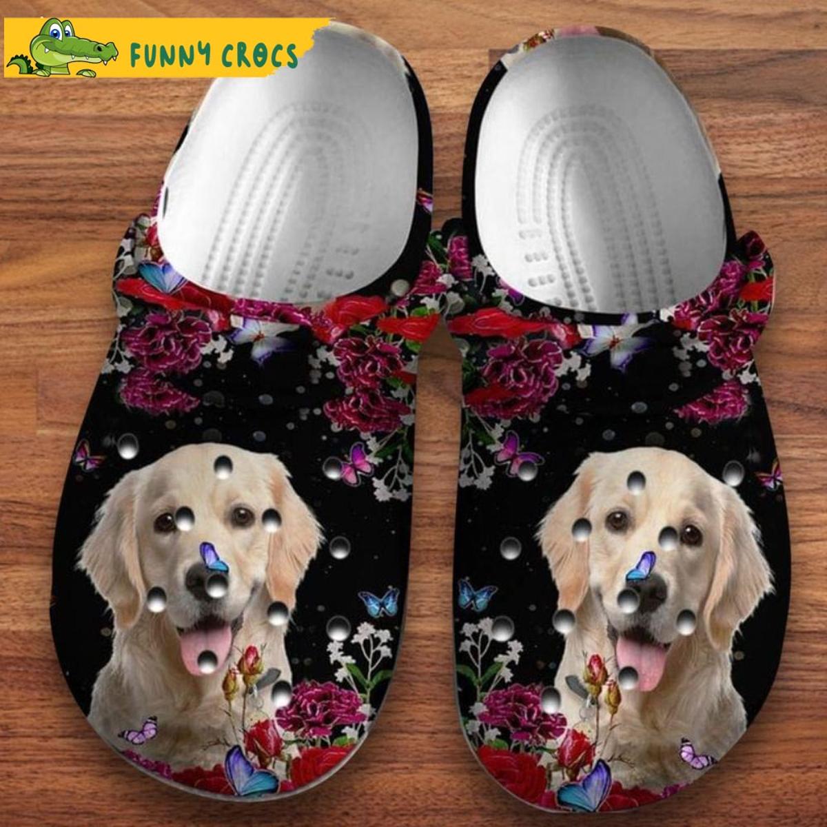 Funny Great Dane Floral Dog Crocs Shoes